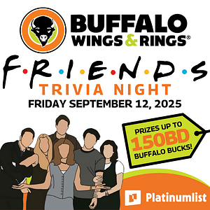 Friends Trivia Night at Buffalo Wings & Rings