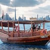 Dubai Sunset Abra Cruise with High Tea at Festival Waterfront Center