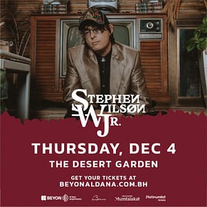 Stephen Wilson Jr. at BEYON Al Dana Amphitheatre Desert Garden Concerts