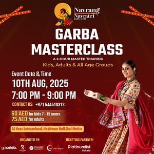 Garba Masterclass led by Professional Garba Choreographers Desi Events