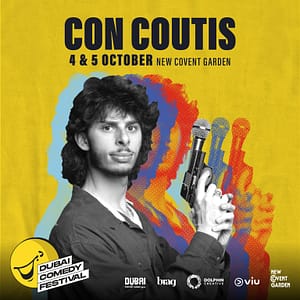 Con Coutis at Dubai Comedy Festival Dubai Comedy Festival