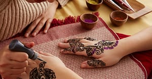 Designer Henna On Full Hands Abu Dhabi