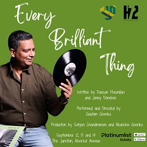 Every Brilliant Thing at The Junction in Dubai Shows and Theatrical Plays