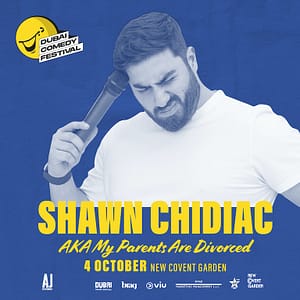 Shawn Chidiac aka My Parents are Divorced Live at Dubai Comedy Festival Dubai Comedy Festival