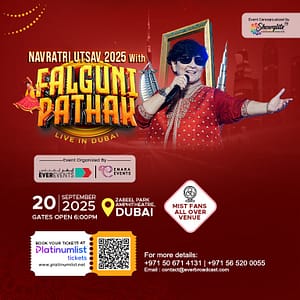 Navratri Utsav 2025 with Falguni Pathak in Dubai Concerts