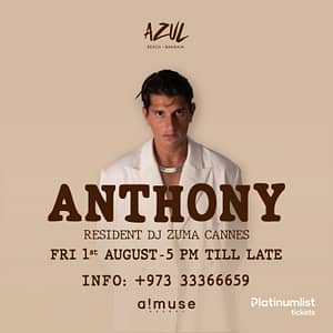 Anthony Live at Azul Beach