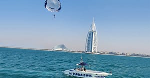 Parasailing In The Middle Of The Sea At 500ft For One Or Two Dubai