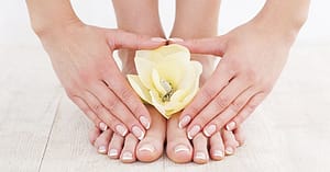 Classic Or Gelish Manipedi W/ Hand And Foot Paraffin Treatment & More Dubai