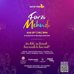 Farzi Mehndi by Out of the Box Desi Events
