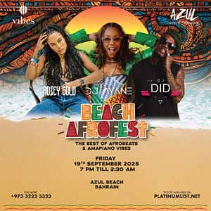 Beach AfroFest: Bahrain’s Biggest Afro Event Featuring DJ Ayane