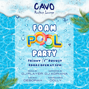 Foam Pool Party at Cavo Rooftop Bahrain Nightlife
