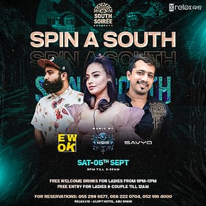 South Soiree presents Spin A South in Abu Dhabi Desi Events