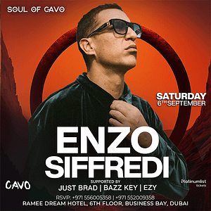 Soul of Cavo Presents Enzo Siffredi Live in Dubai Nightlife