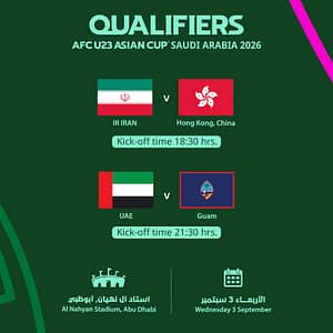 AFC U23 ASIAN CUP 2026 Qualifiers - Matchday 1 Sports Events