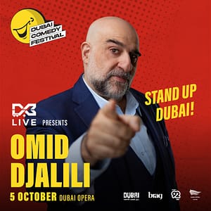 Omid Djalili Live at Dubai Comedy Festival 2025 Dubai Comedy Festival