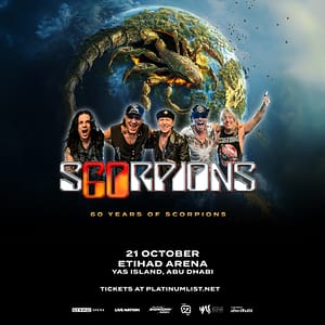 Coming Home — 60 Years of Scorpions tour at Etihad Arena Concerts