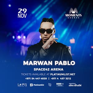 Marwan Pablo & Disco Misr in Abu Dhabi Concerts