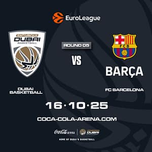 Dubai Basketball vs FC Barcelona in Dubai Sports Events