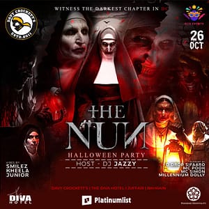 The Nun Halloween Party at Davy Corckett's Bahrain Nightlife