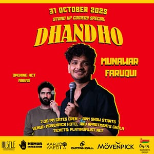 Dhandho - A Stand-Up Comedy Show ft. Munawar Faruqui in Muscat Shows and Theatrical Plays