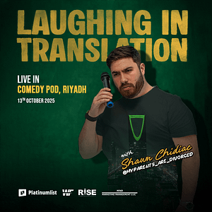 Laughing in Translation With My Parents Are Divorced Shawn Chidiac in Riyadh Shows and Theatrical Plays