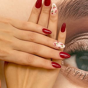 Gelish: Full Set/ Refill Of Acrylic Or Hard Gel Extensions Dubai