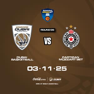 Dubai Basketball vs Partizan Mozzart Bet Sports Events