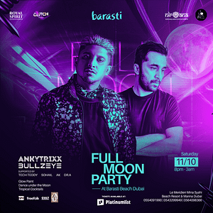Full Moon Party at Barasti Beach Dubai Nightlife
