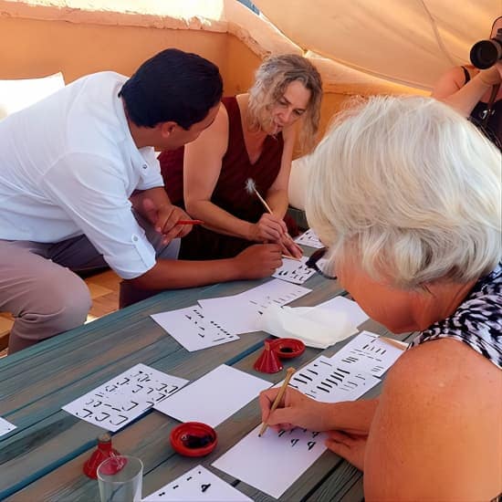 Arabic Calligraphy Workshop Marrakech at Musée de Marrakech d'architecture, Marrakesh, Morocco - Image 2