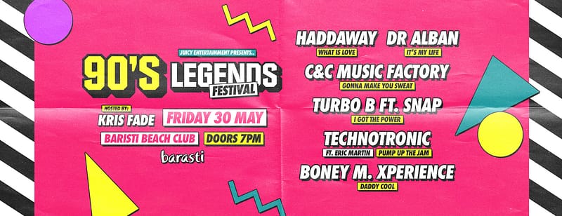 90's Legends Festival at Barasti in Dubai - Nightlife - Image 3