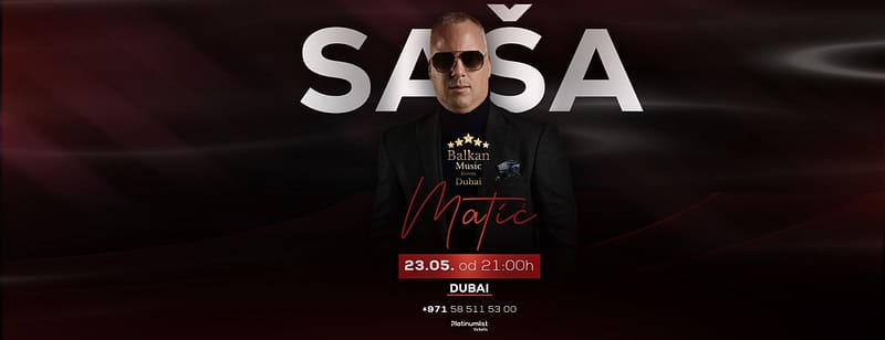 Sasa Matić Exclusive Live Concert in Dubai - Concerts - Image 3