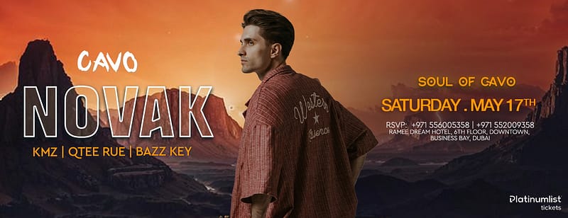 Soul of Cavo Presents Novak Live in Dubai - Nightlife - Image 3