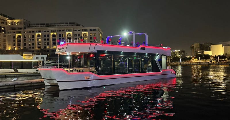 Dubai Canal Dhow Dinner Cruise With Soft Beverages And Live Shows Dubai - Image 2