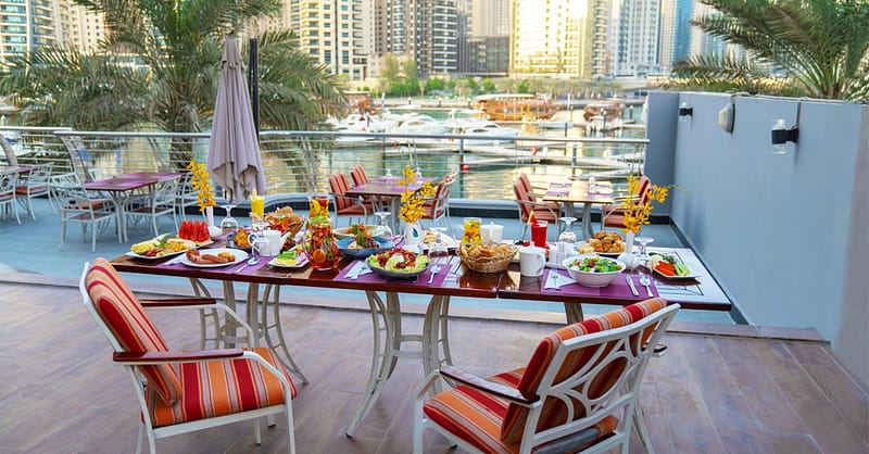 Food And Beverages At Aura Restaurant Dubai - Image 2