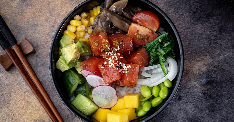 For 1,2 Or 4: Choice Of Poke Bowl 24oz W/ Classic Ice Tea Abu Dhabi - Image 7