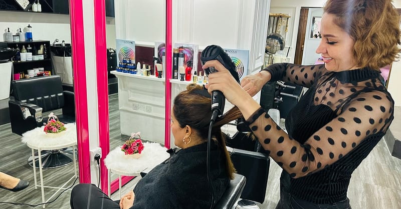 Hot Oil Treatment And Blow-Dry At Alora Beauty Salon Abu Dhabi