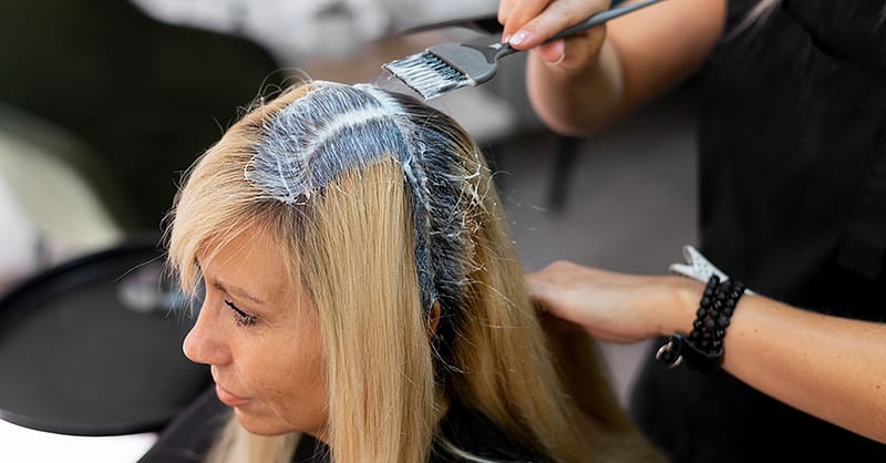 Hair Root Color With Paddle Dry At Spaces Salon And Spa National Deal - Image 4