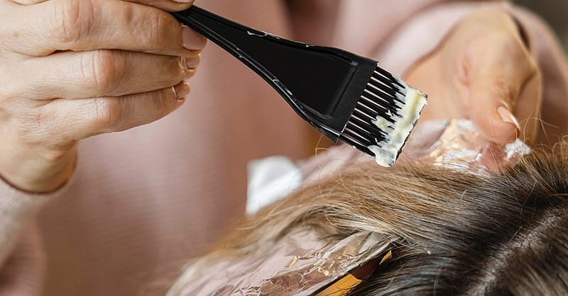Hair Root Color With Paddle Dry At Spaces Salon And Spa National Deal