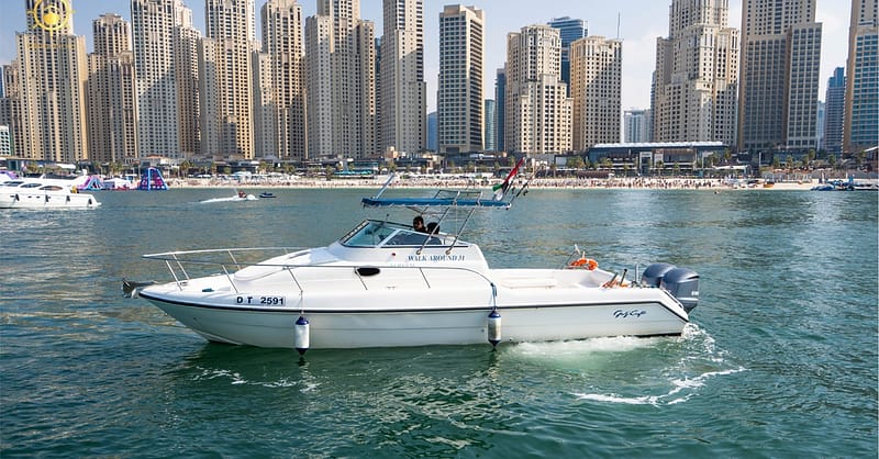 Marina Yacht Tour For Up To 8 On A 30ft Yacht/Up To 10 On A 35ft Yacht Dubai - Image 3