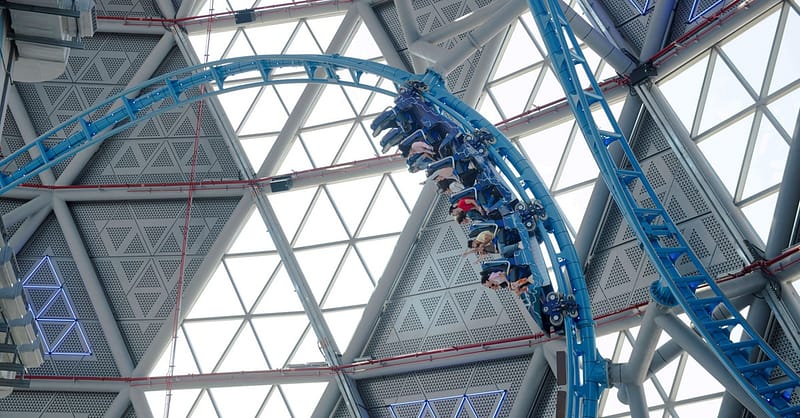 Ride The Rush: Double Ride At Storm Coasters Guinness Glory Dubai