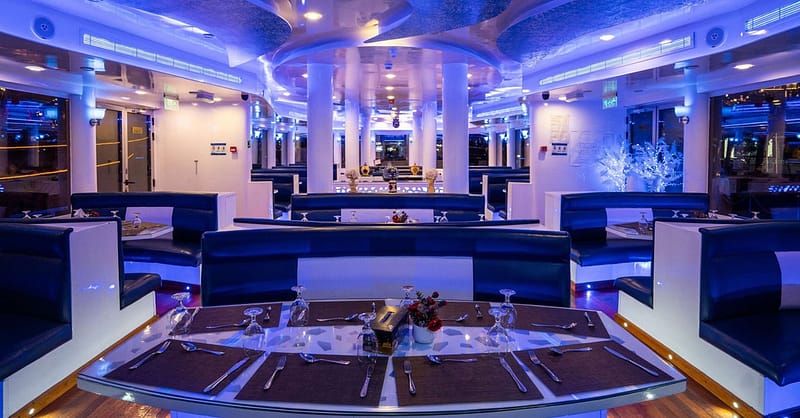 Savor W/ Marina Dinner Cruise On A Luxury Yacht For One, Two Or Four Dubai - Image 4