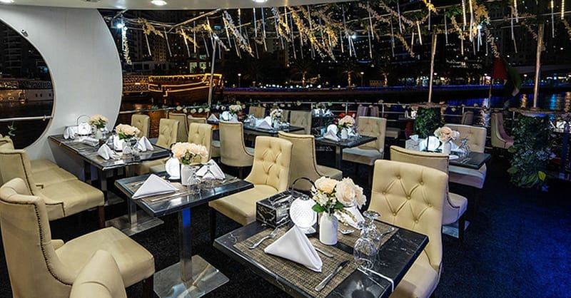 Savor W/ Marina Dinner Cruise On A Luxury Yacht For One, Two Or Four Dubai - Image 7