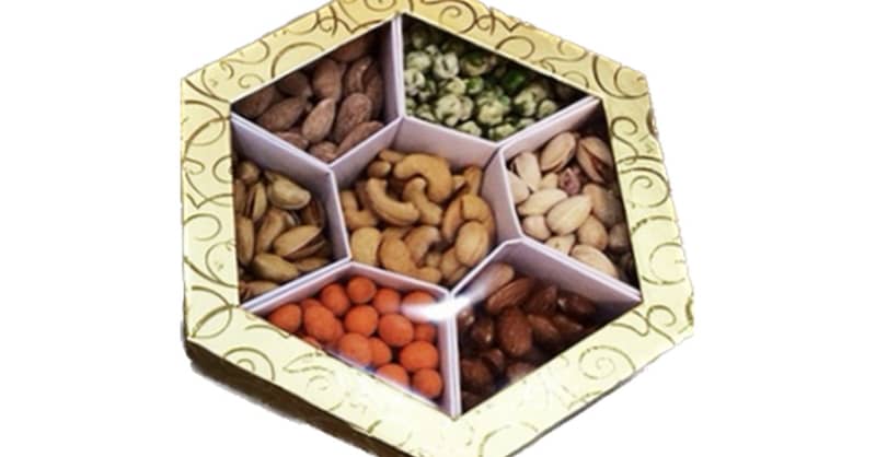 Standard Box Of Nuts Or Arabic Sweets At Al Dar Roastery Dubai - Image 4