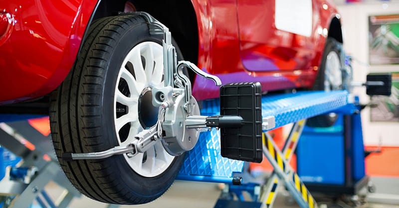 Wheel Alignment Or Balancing At Al Meeraj Auto Workshop Dubai