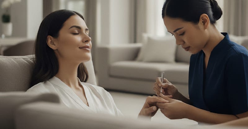 Classic Or Gelish Manipedi W/ Hand & Foot Paraffin In Home & More Dubai