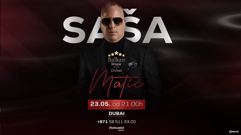 Sasa Matić Exclusive Live Concert in Dubai - Concerts - Image 2