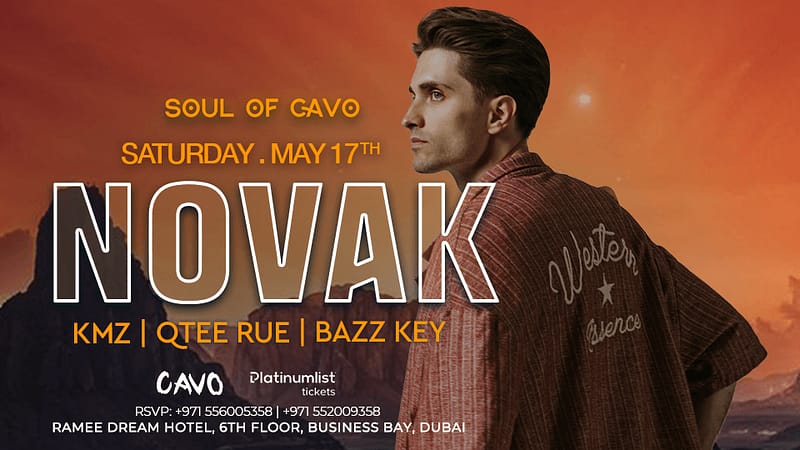Soul of Cavo Presents Novak Live in Dubai - Nightlife - Image 2