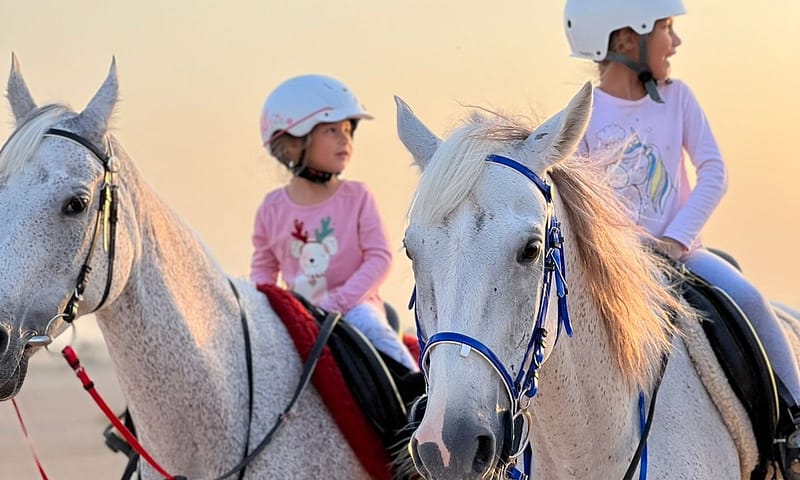 Pony Ride, Desert Hack, Desert Tail Ride At Jsr Stables Dubai - Image 4